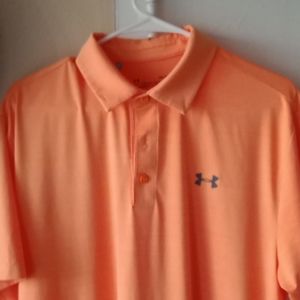 Men's Heat Gear Under Armour Golf Shirt Loose Fit